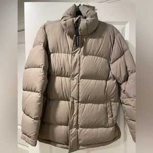 Aritzia-Super Puff size Small in Taupe